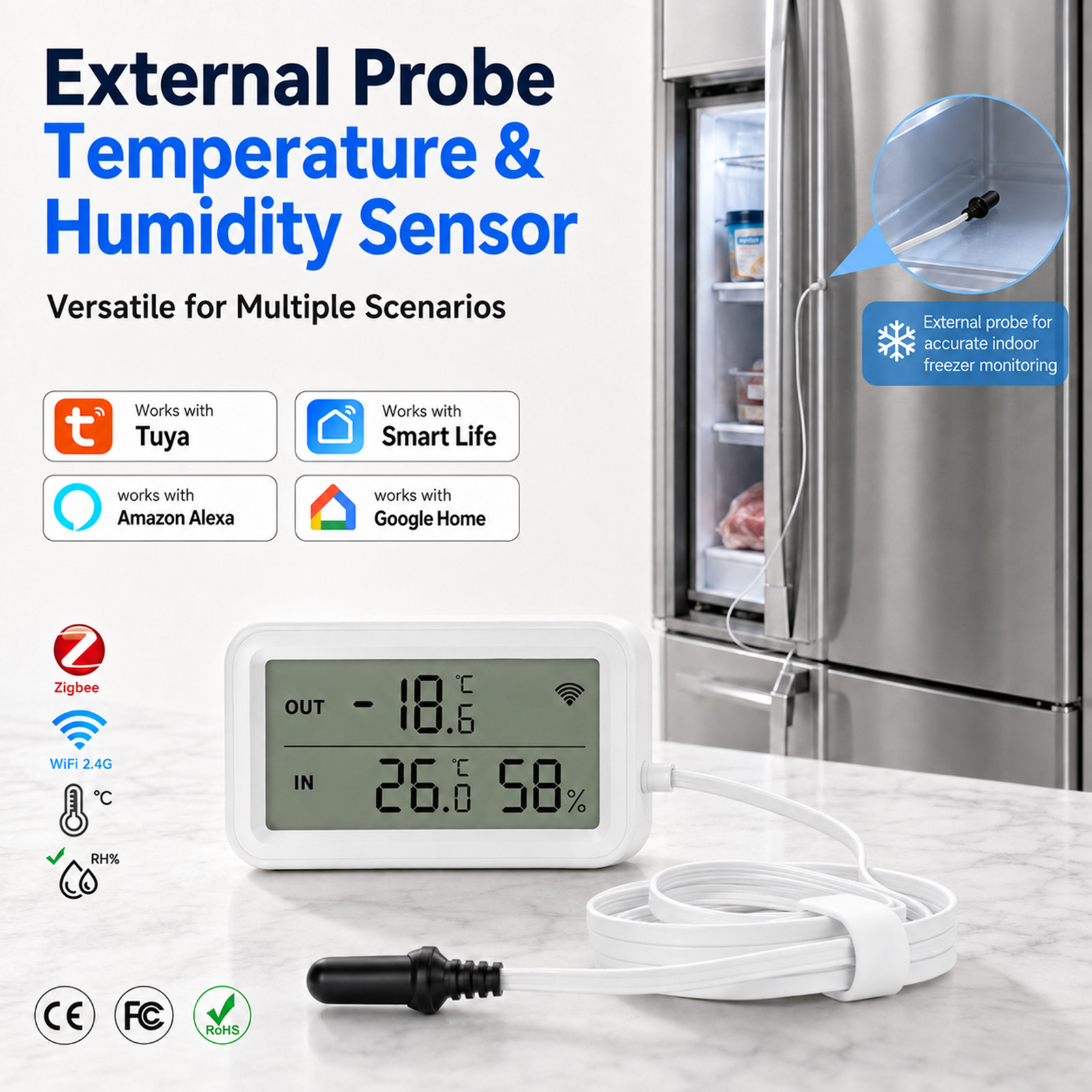 External Waterproof Probe Temp - Tuya Smart recension och pris