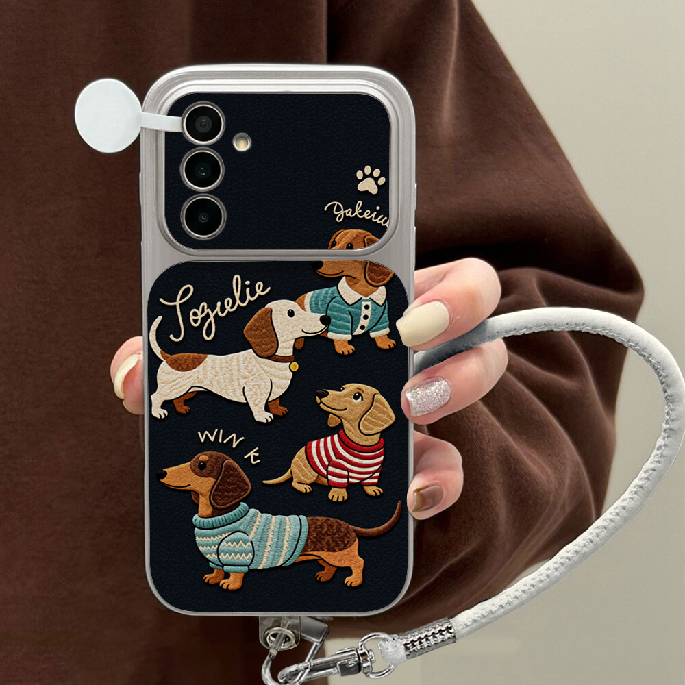 Cartoon Dachshund Phone Case F - Shelly recension och pris