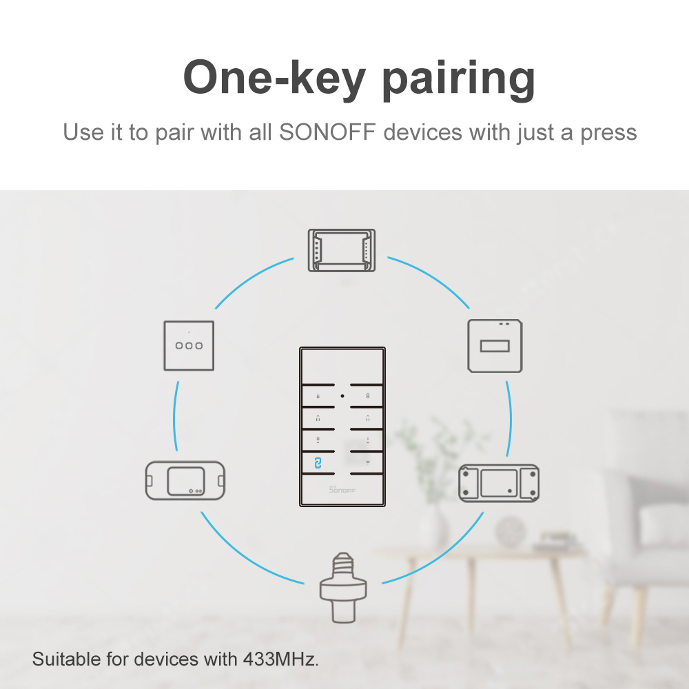 SONOFF RM433 433MHz RF Remote  - Sonoff Mini R4 recension och pris