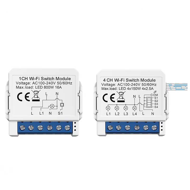 WSM16 Tuya WiFi Smart Switch M - Tuya 4 Channel recension och pris