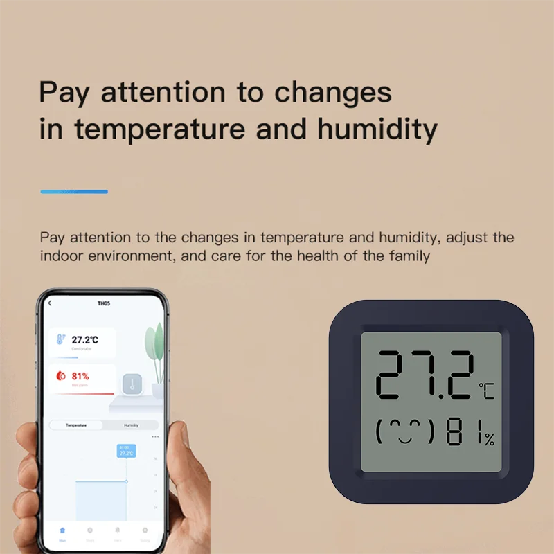 Mini Smart Thermometer Hygrome - Tuya Smart recension och pris