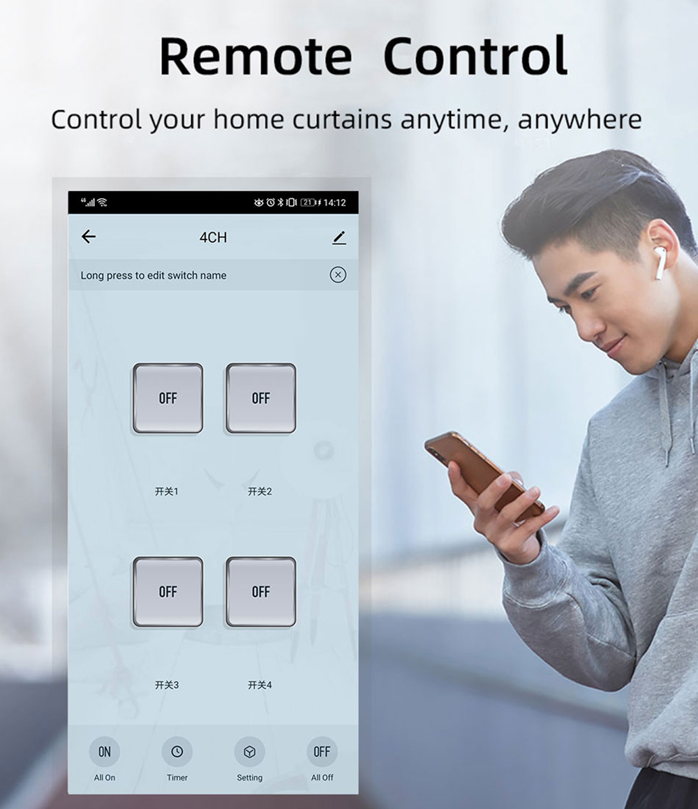 Tuya 4CH Zigbee Switch Relay M - Smart Relay Tuya recension och pris
