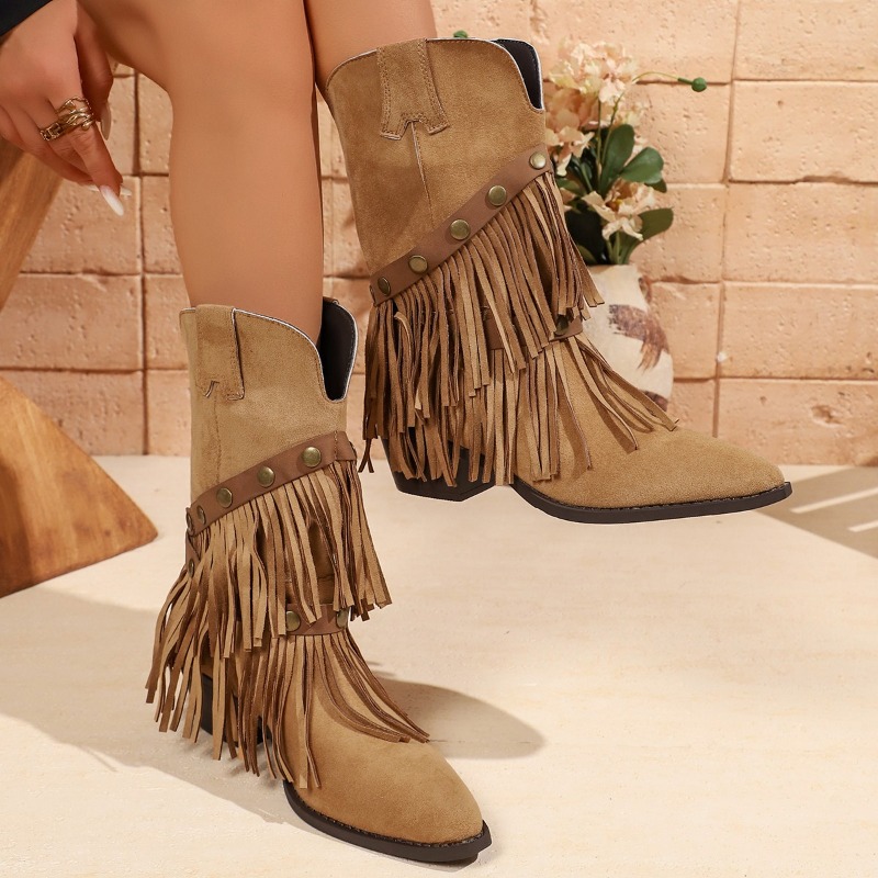 Vintage Tassel Trousers Bootie - Tasmota recension och pris