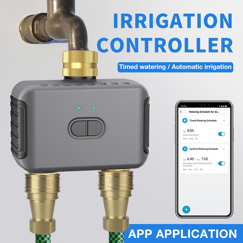 Tuya 2 Zone Watering Timer Gar - Tuya Smart recension och pris